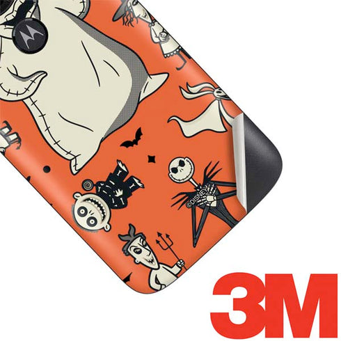 Disney The Nightmare Before Christmas Character Pattern print Moto E5 Play Skin